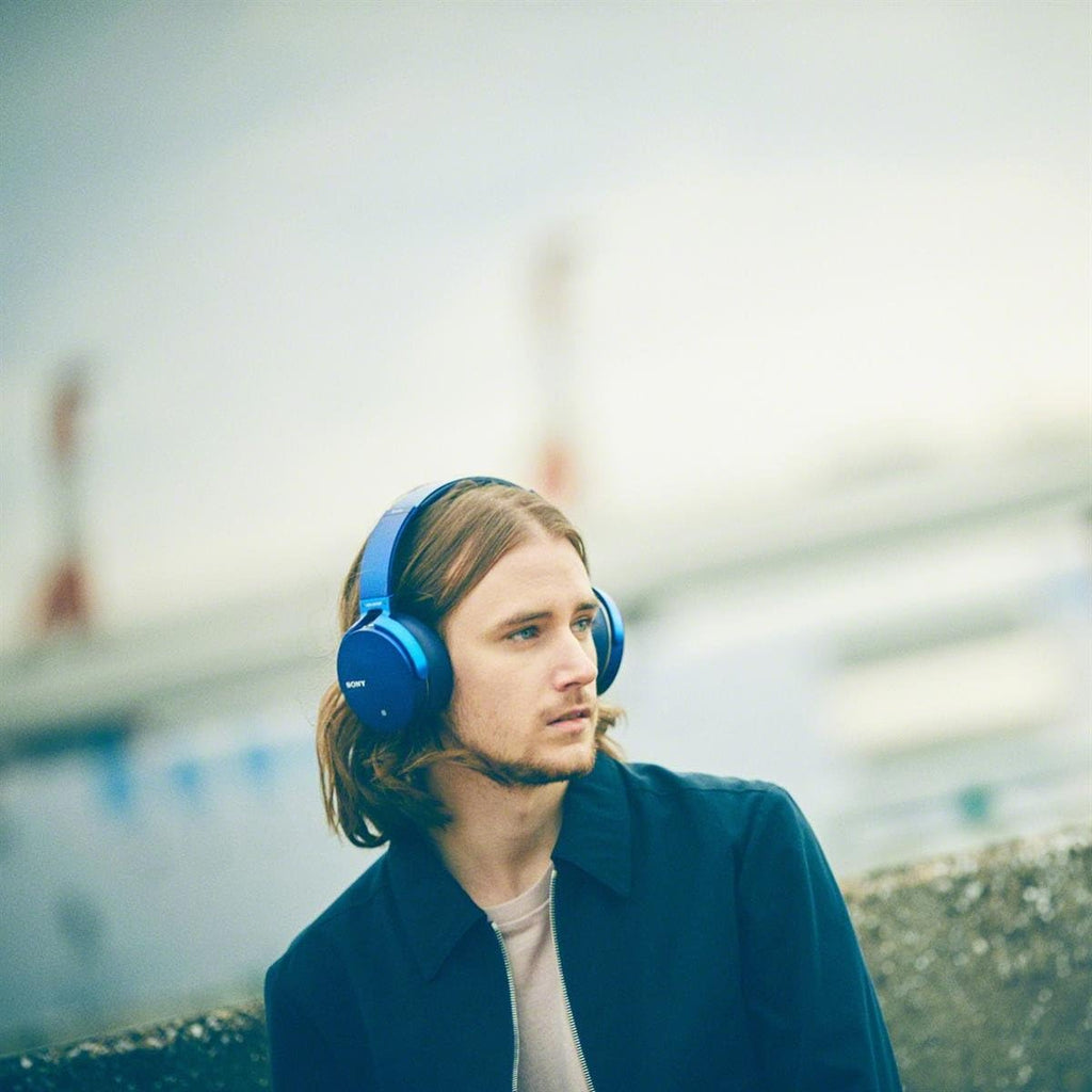 Certified Refurbished - Sony MDRXB950BT/L Headphones, Blue