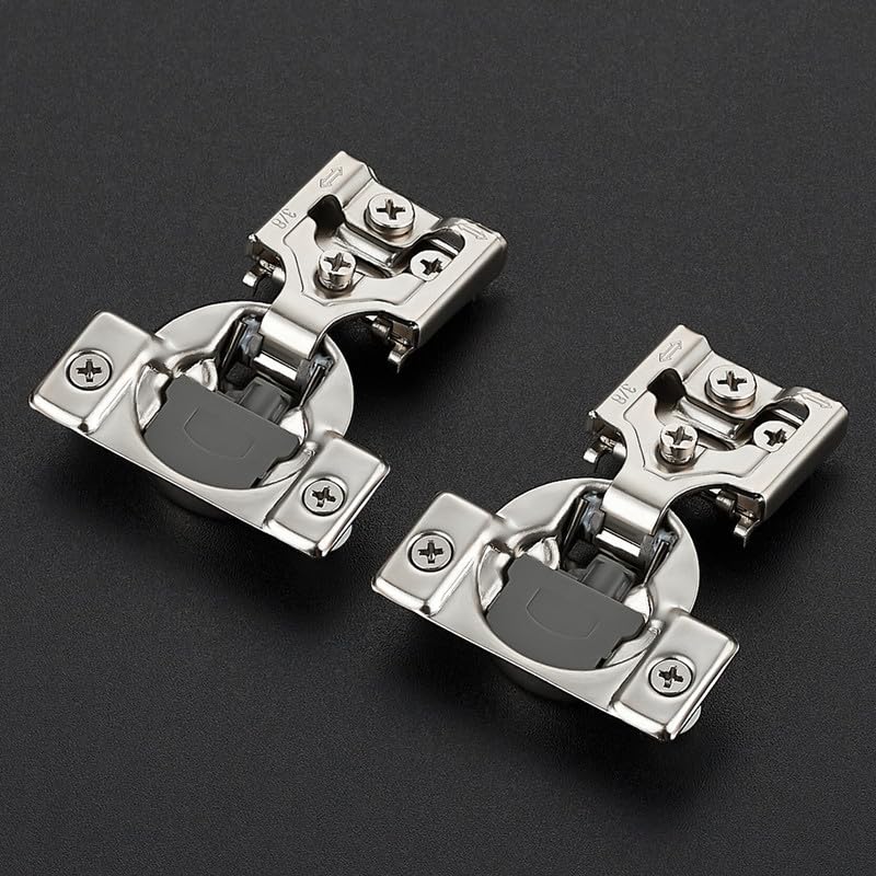 Ravinte 3/8 Inch Overlay Soft Close Hinge Kitchen Cabinet Hinges 50 Pack - size: 3/8 inch Overlay