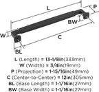 Open Box - Amerock BP54060FB - Pulls Cabinet Hardware