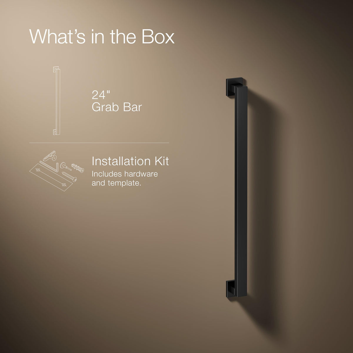 Open Box - Kohler K-23295-BL - Grab Bar Accessory