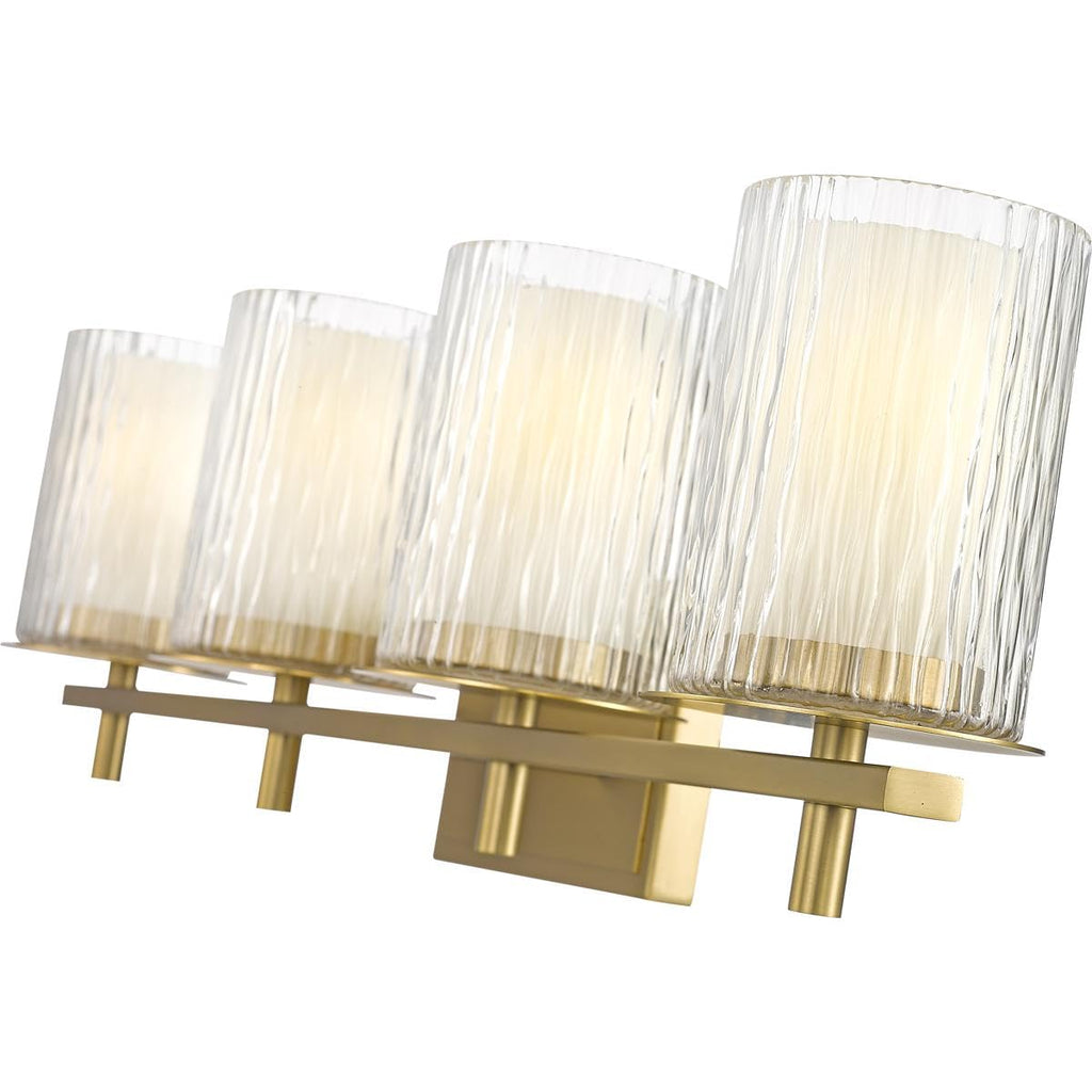Open Box - Z-Lite 1949-4V-MGLD - Bathroom Fixtures Indoor Lighting