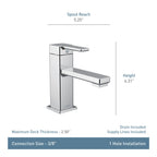 Open Box - Moen S6710BL - Bathroom Sink Faucets Faucet