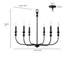 Open Box - Millennium Lighting 29506-MB - Chandeliers Indoor Lighting