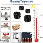 770Pcs O-Ring Assortment Kit 18 Sizes Nitrile Rubber - style: 18 Size/770 Pcs