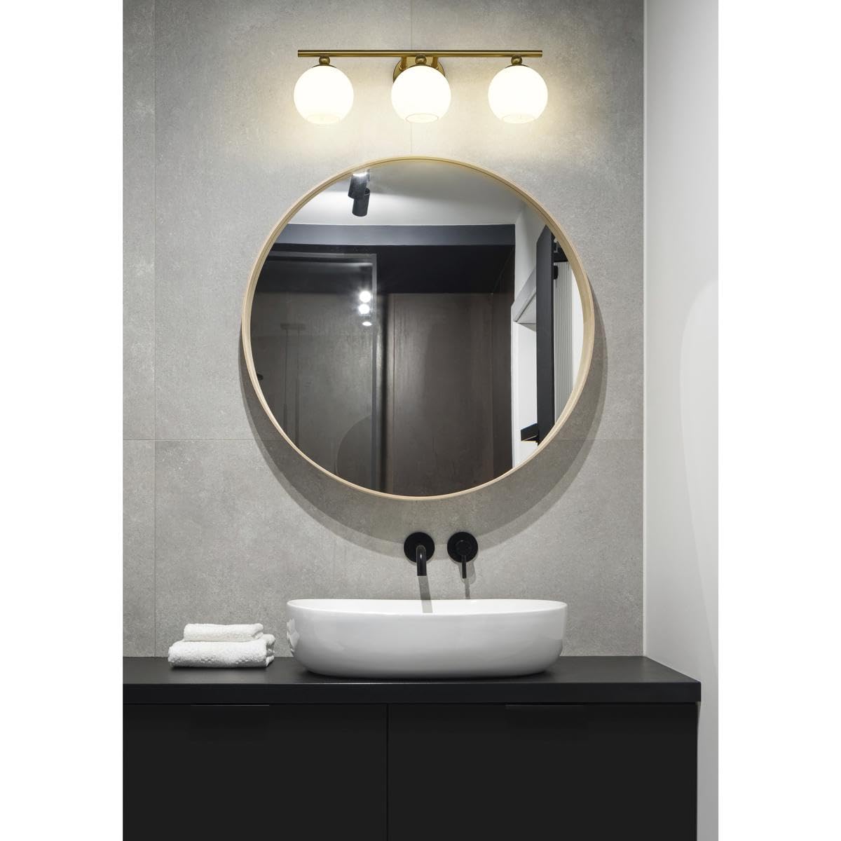Open Box - Z-Lite 1100-3V-MGLD - Bathroom Fixtures Indoor Lighting