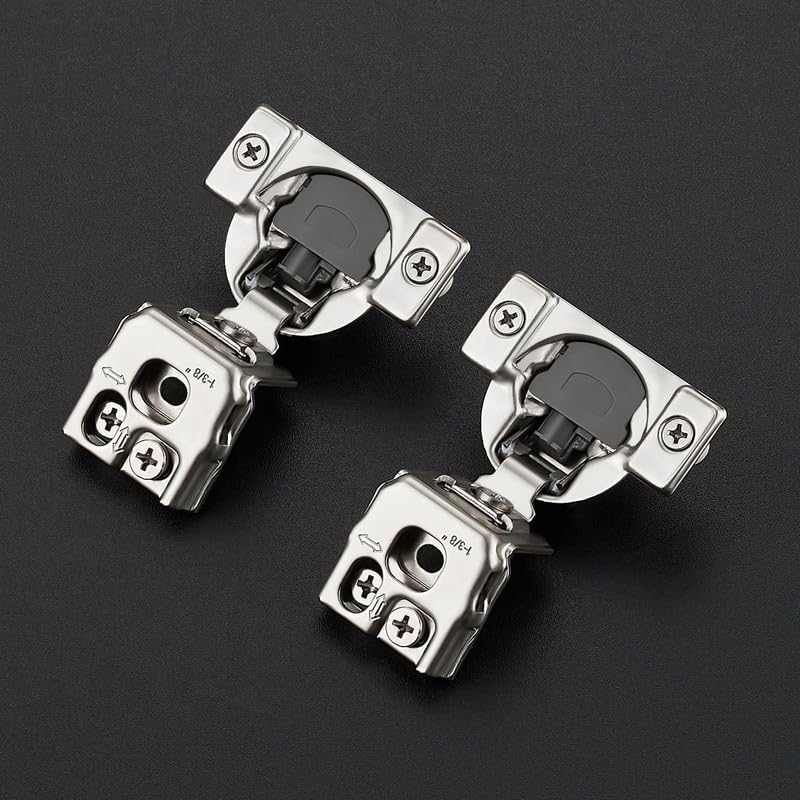 Soft Close Hinges for Kitchen Cabinet Hinges, 1-3/8 Inch Overlay, 10 Pack - size: 1-3/8 inch Overlay