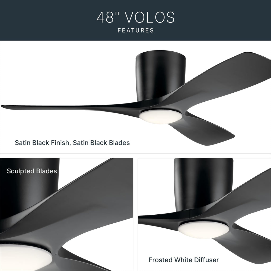 Open Box - Kichler 300032SBK - Ceiling Fans Fans