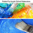 Paint Brushes Set of 24 Pieces with Canvas Brush Case