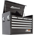 Dark Slate Gray Homak 36″ H2PRO Series 8 Drawer Top Chest