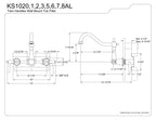 Open Box - Kingston Brass KS1027AL - Tub Filler Faucet