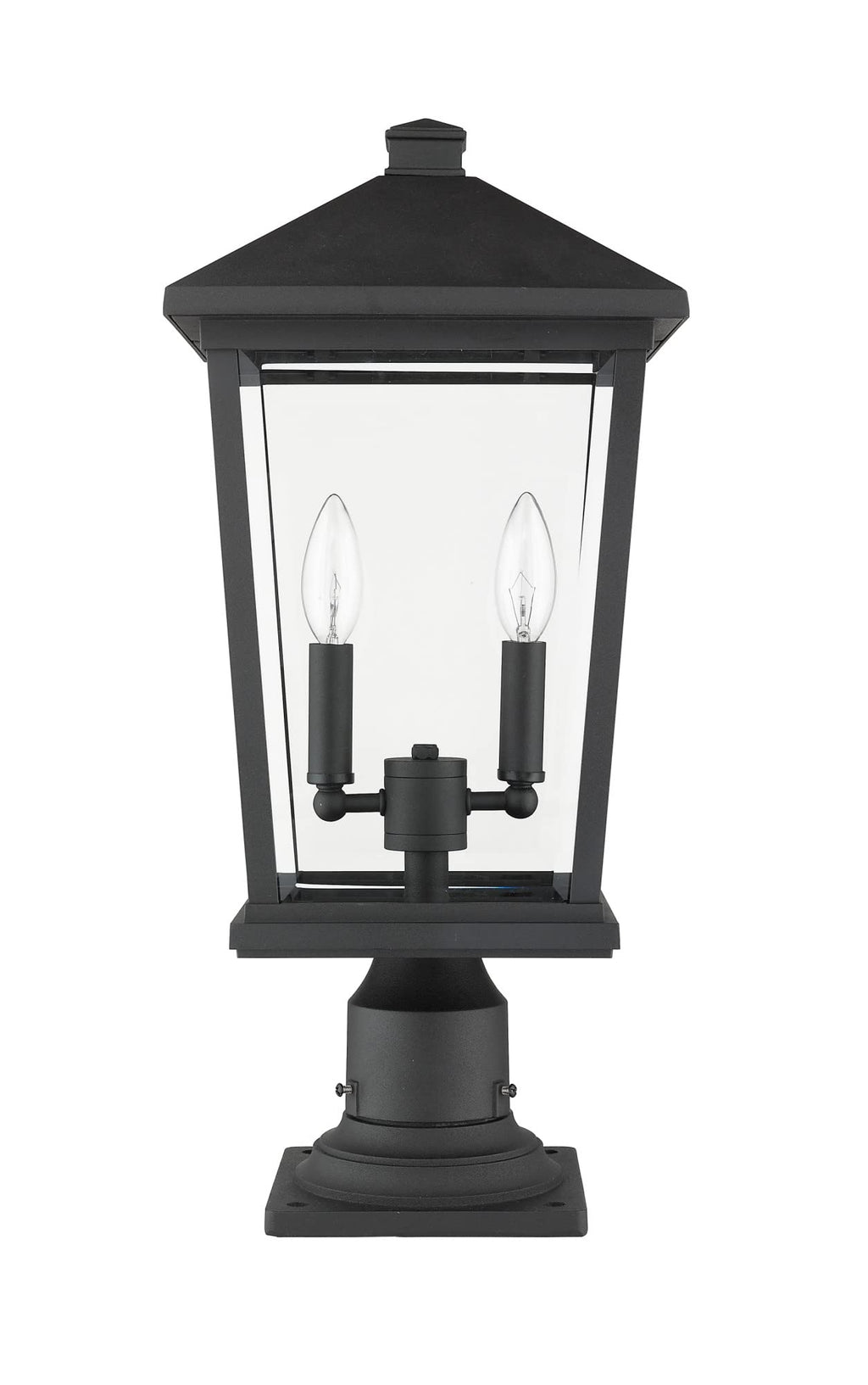 Open Box - Z-Lite 568PHBR-533PM-BK - Post Lights Outdoor Lighting
