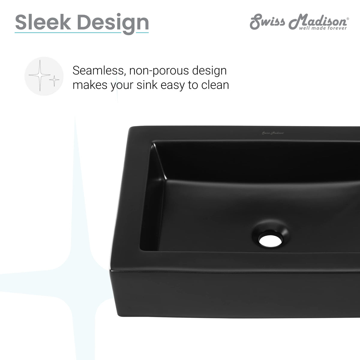 Open Box - Swiss Madison SM-VS282MB - Lavatory Sink Fixture