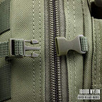 LIVANS Tactical Molle Utility Pouch, EDC Tool Pouch, Small Admin Pouch - color: Army Green