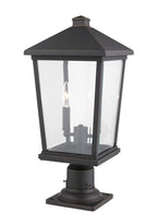 Open Box - Z-Lite 568PHBR-533PM-BK - Post Lights Outdoor Lighting
