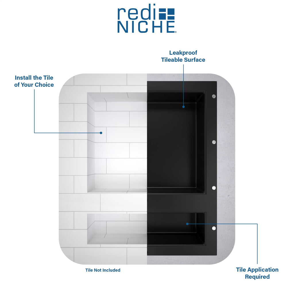 Open Box - Tile Redi RNTH1620D-20S - Tile Backing Tile Installation