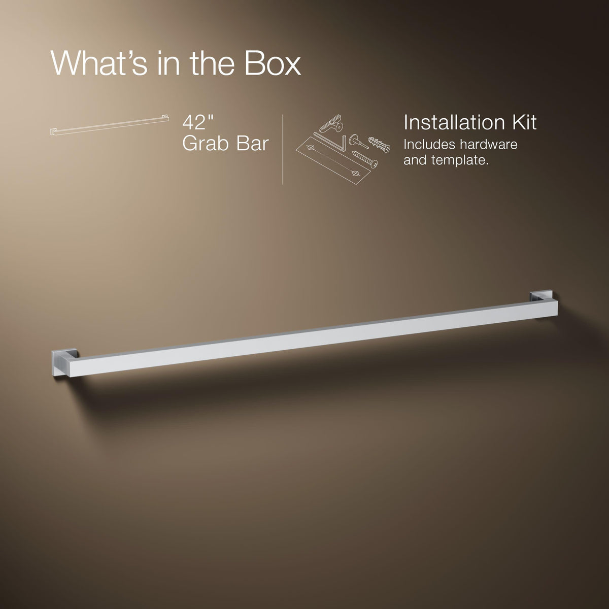 Open Box - Kohler K-23297-CP - Bathroom Safety Equipment Bathroom Hardware and Accessories