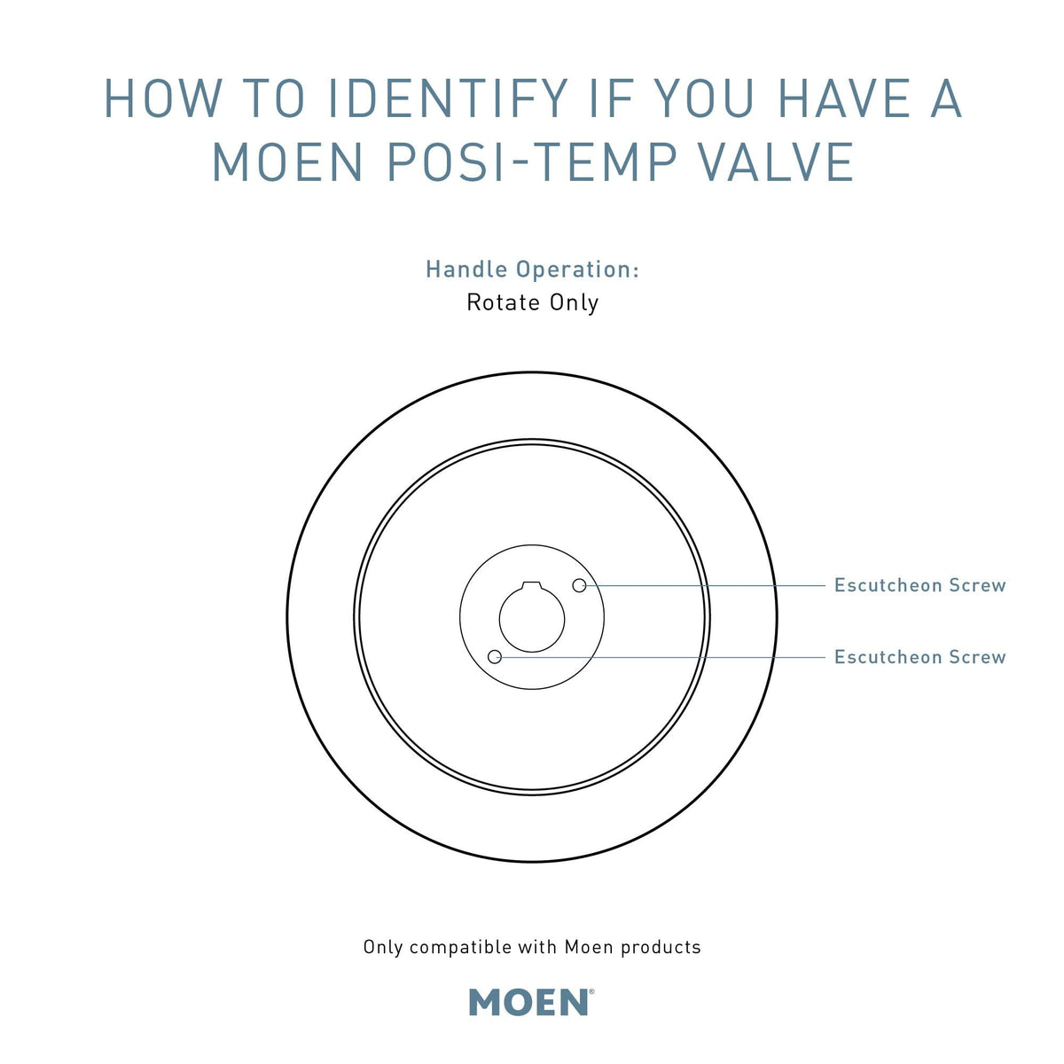 Open Box - Moen TS2201BN - Valve Trim Only Showers