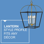 Open Box - Lark 84274BK-LCB - Pendants Indoor Lighting