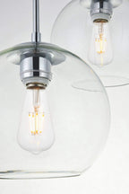 Open Box - Elegant Lighting LD2208BK - Pendants Indoor Lighting