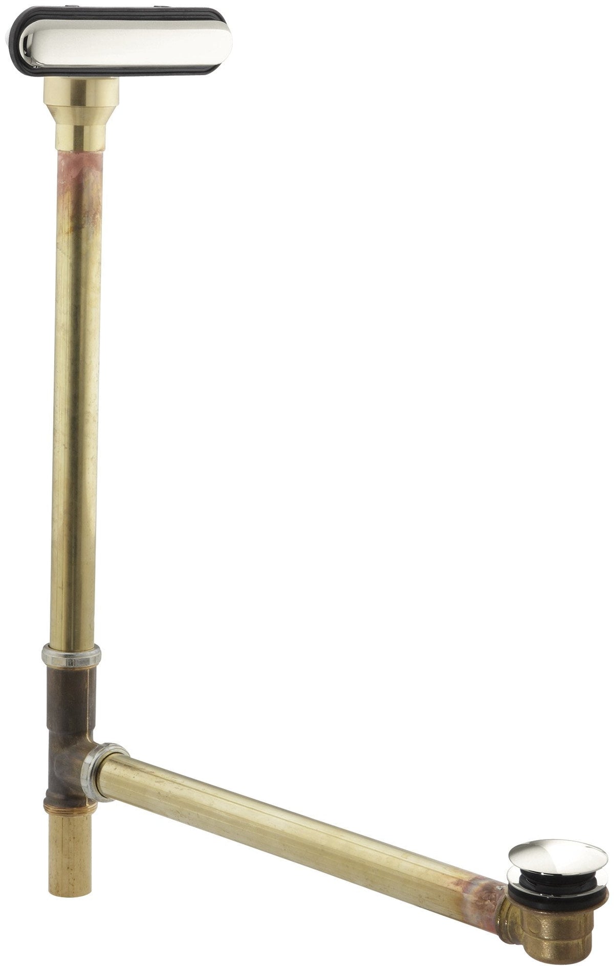 Open Box - Kohler K-7271-SN Slotted Overflow Brass Bath Drain from the Clearflo Collection