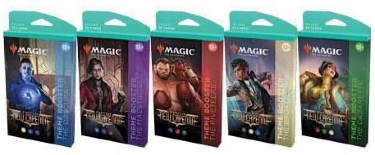MTG Magic the Gathering Streets of New Capenna Theme Boosters: All 5 Jumbo Packs
