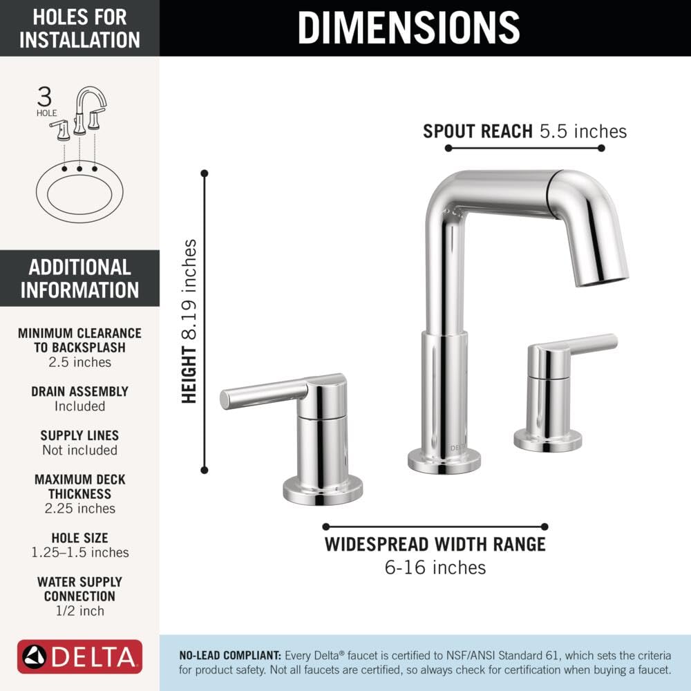 Open Box - Delta 35849LF-PD - Bathroom Sink Faucets Faucet