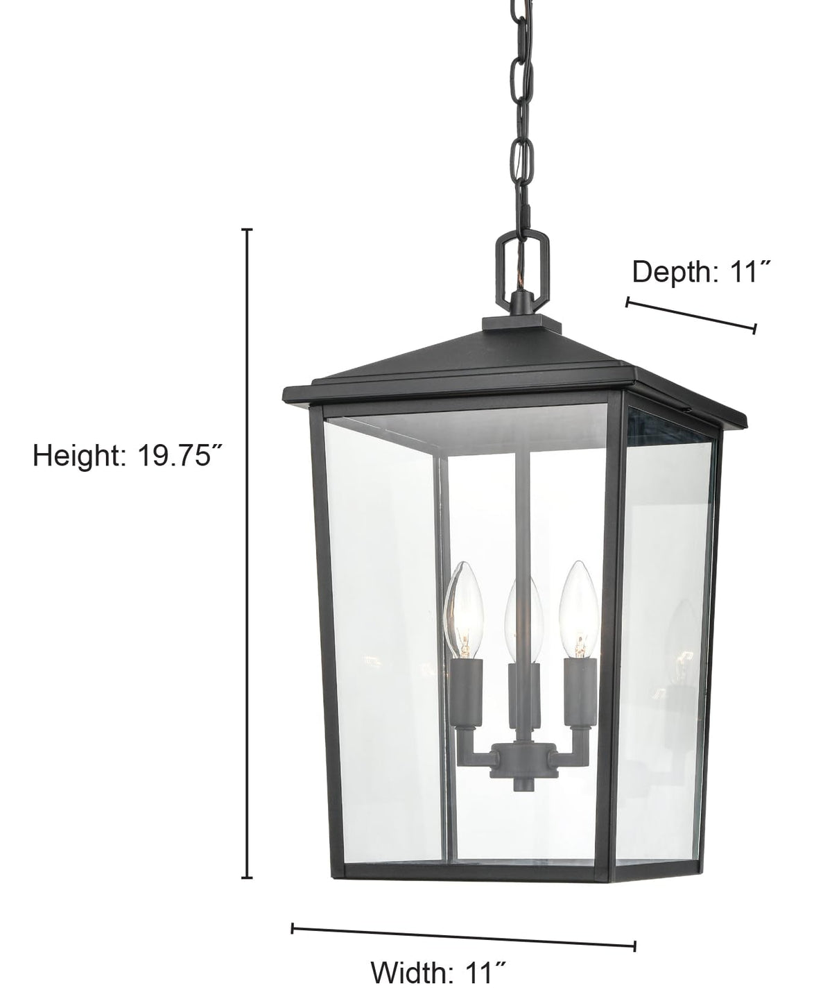 Open Box - Millennium Lighting 2973-PBK - Pendants Outdoor Lighting