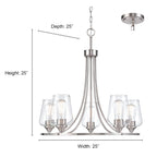 Open Box - Millennium Lighting 9725-MG - Chandeliers Indoor Lighting