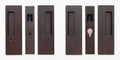 Open Box - Cavilock CL400D0255 - Pocket Door Hardware Locks Sliding Door Hardware