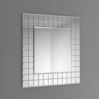 Milan Frameless Designer Non Illumonated Mirror - 600mm x 600mm