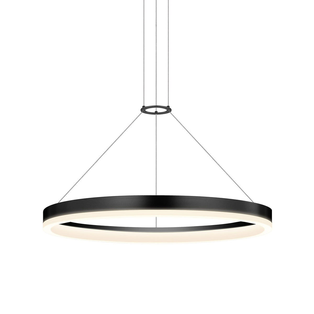 Open Box - Sonneman 2315.25 Corona 1 Light LED Pendant with Frosted Shade