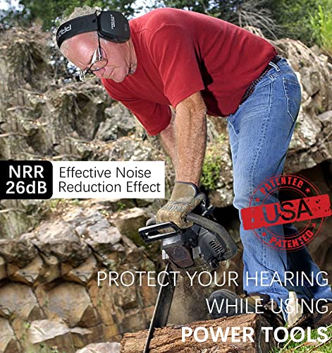 PROHEAR 016 NRR 26dB Shooting Ear Protection, Slim Passive Earmuffs