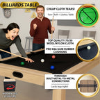 The Transformer 7' 4 in 1 Multi-Game Table | Pool Table Ping Pong Table Air Hockey Combo Game Table