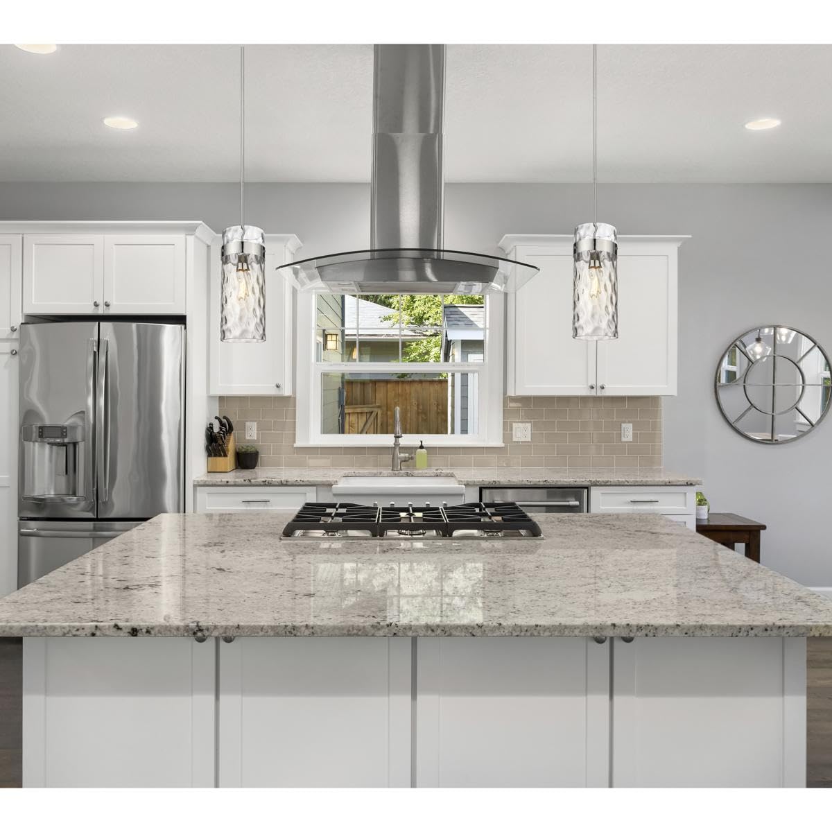 Open Box - Z-Lite 3035P6-PN - Pendants Indoor Lighting
