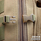 LIVANS Tactical Molle Utility Pouch, EDC Tool Pouch, Small Admin Pouch - color: Khaki
