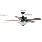 Open Box - JONATHAN Y Lighting JYL9609A - Ceiling Fans Fans