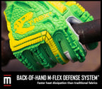 Magid T-REX TRX743 A6 Impact Gloves, Goatskin, 1 Pair, Size 8/Medium - size: 8/M, style: 1 Pair