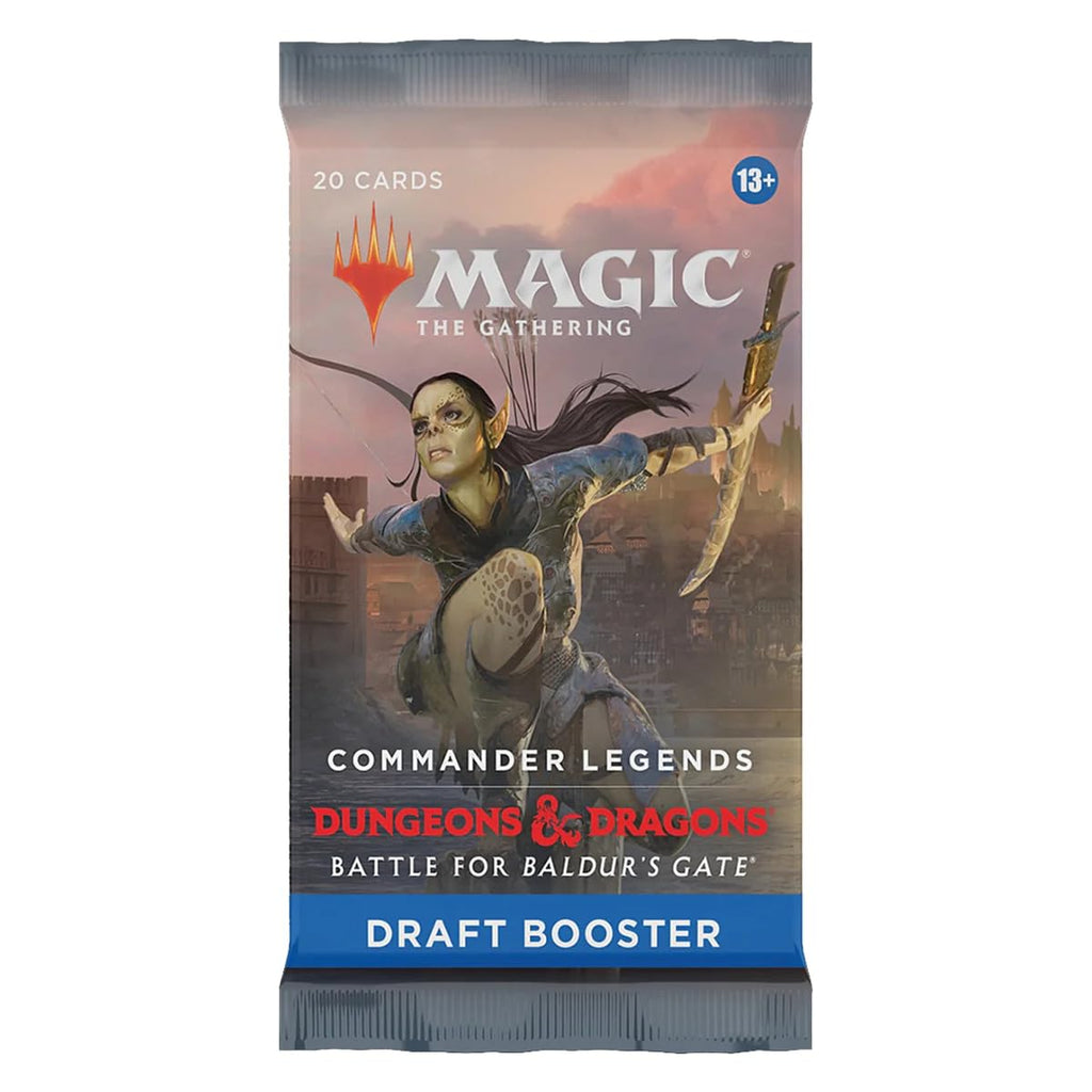 Magic The Gathering D10030001 D&D Battle for Baldurs Gate Commander Legends Draft Booster, Multi, Multicolor