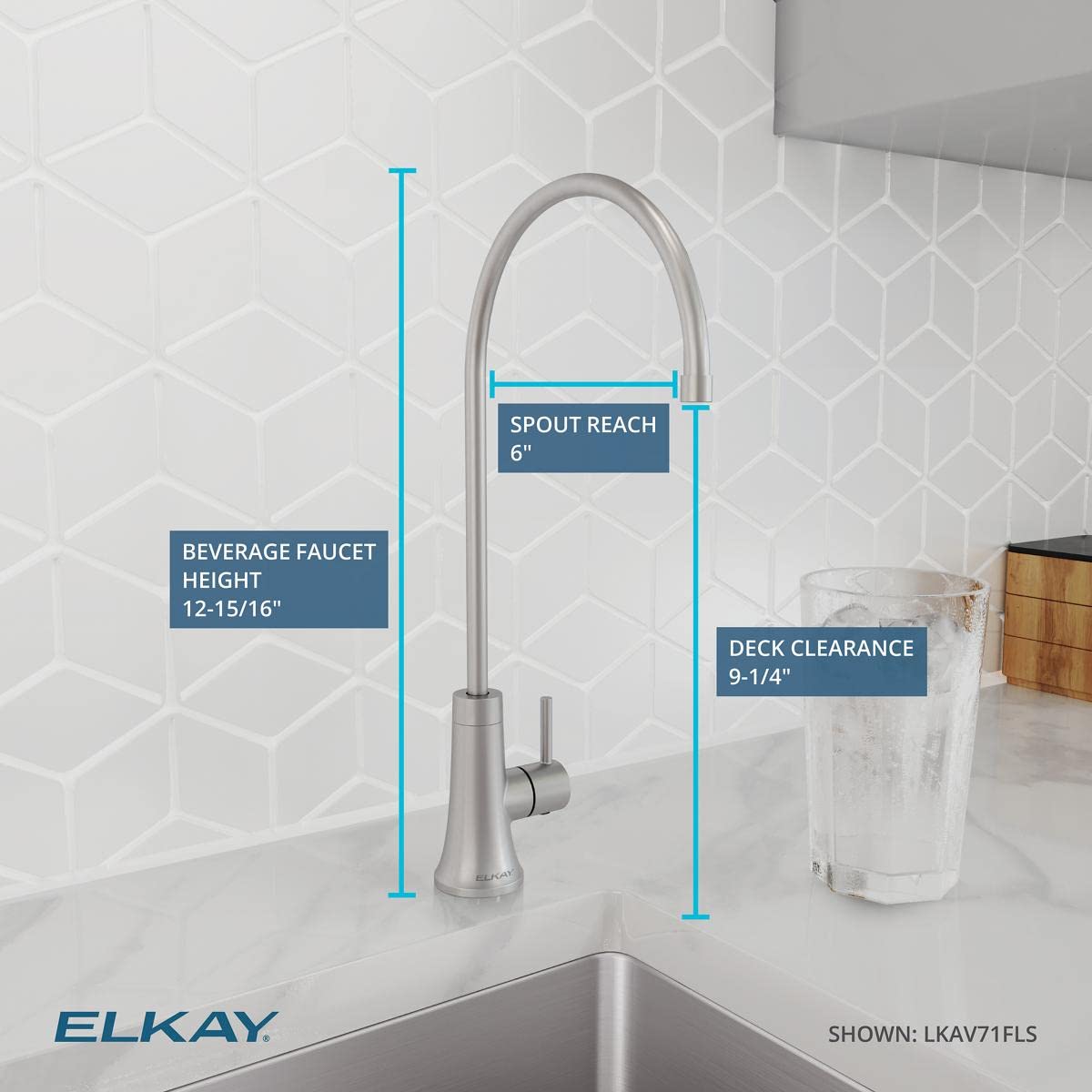 Open Box - Elkay LKAV71FLS - Water Dispenser Faucet