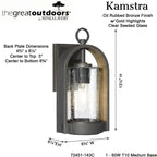 Open Box - The Great Outdoors 72451-143C - Wall Sconces Outdoor Lighting