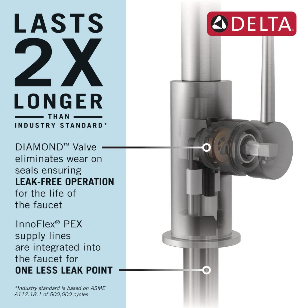 Open Box - Delta 9159TL-BL-DST - Kitchen Faucet