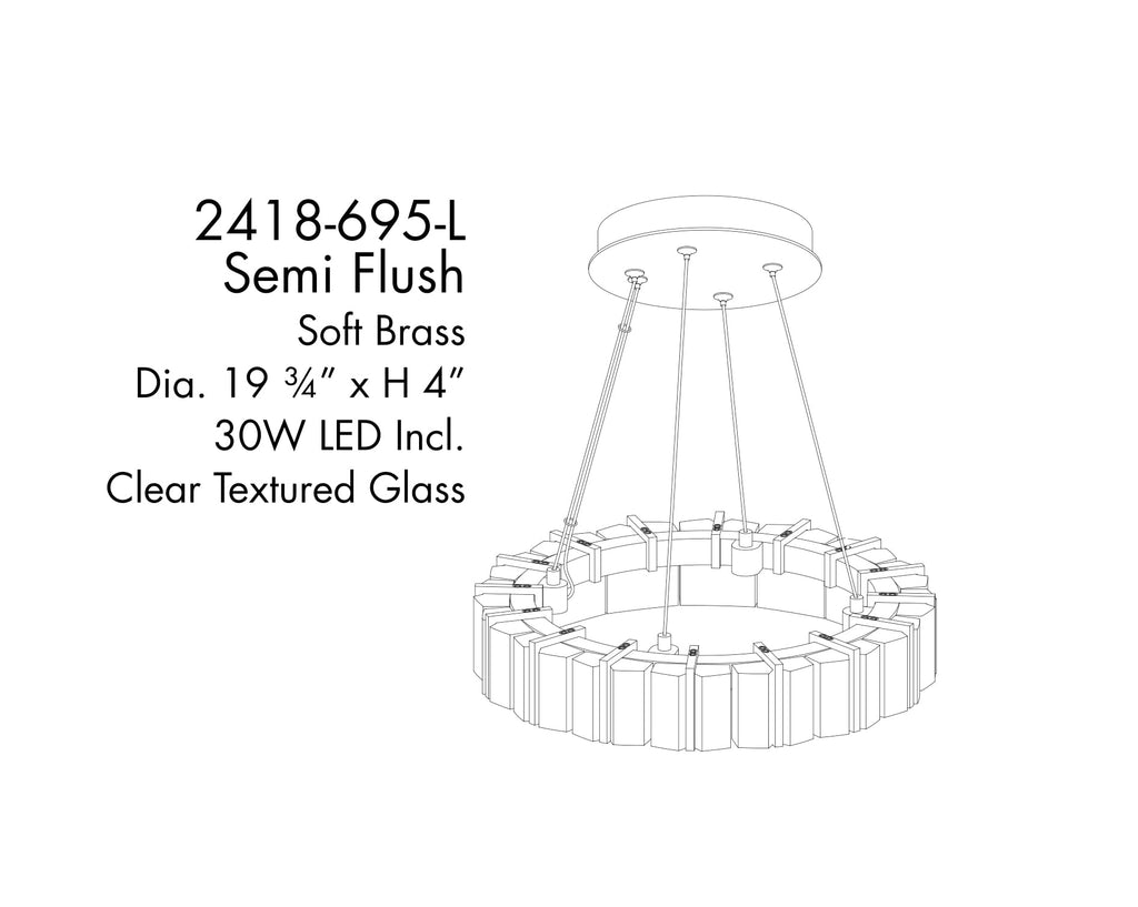 Open Box - Minka Lavery 2418-695-L - Ceiling Fixtures Indoor Lighting