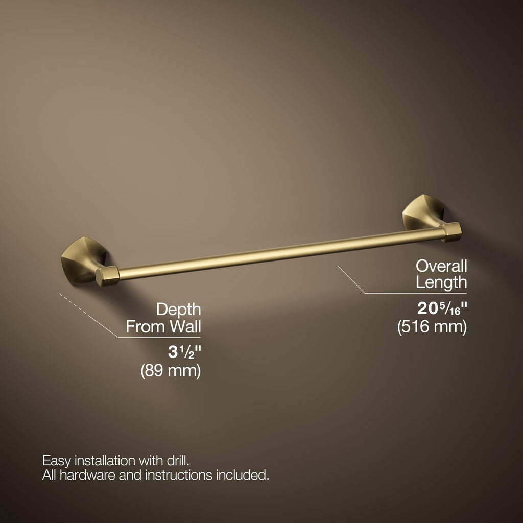 Open Box - Kohler K-27060-2MB - Towel Bar Bathroom Hardware