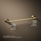 Open Box - Kohler K-27060-2MB - Towel Bar Bathroom Hardware