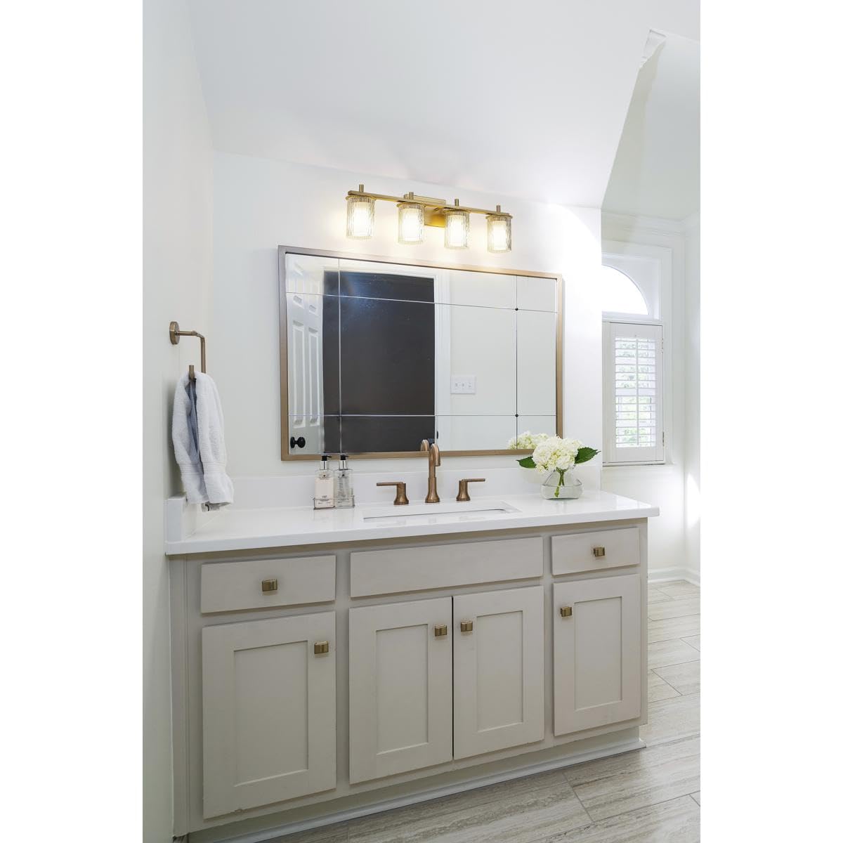 Open Box - Z-Lite 1949-4V-MGLD - Bathroom Fixtures Indoor Lighting