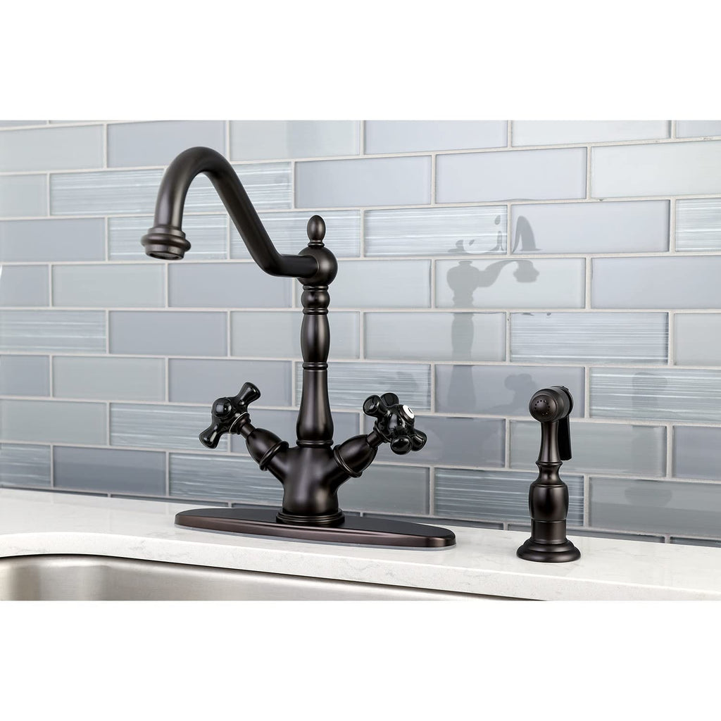 Open Box - Kingston Brass KS1238PKXBS - Kitchen Faucet