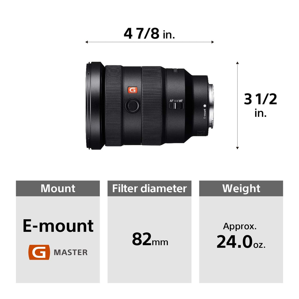 Open Box -  Sony SEL1635GM FE 16-35mm F2.8 GM Wide-angle Zoom Lens