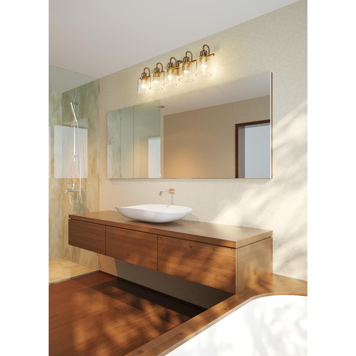 Open Box - Z-Lite 340-5V-HG - Bathroom Fixtures Indoor Lighting