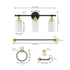 Open Box - JONATHAN Y Lighting JYL1503B - Bathroom Fixtures Indoor Lighting