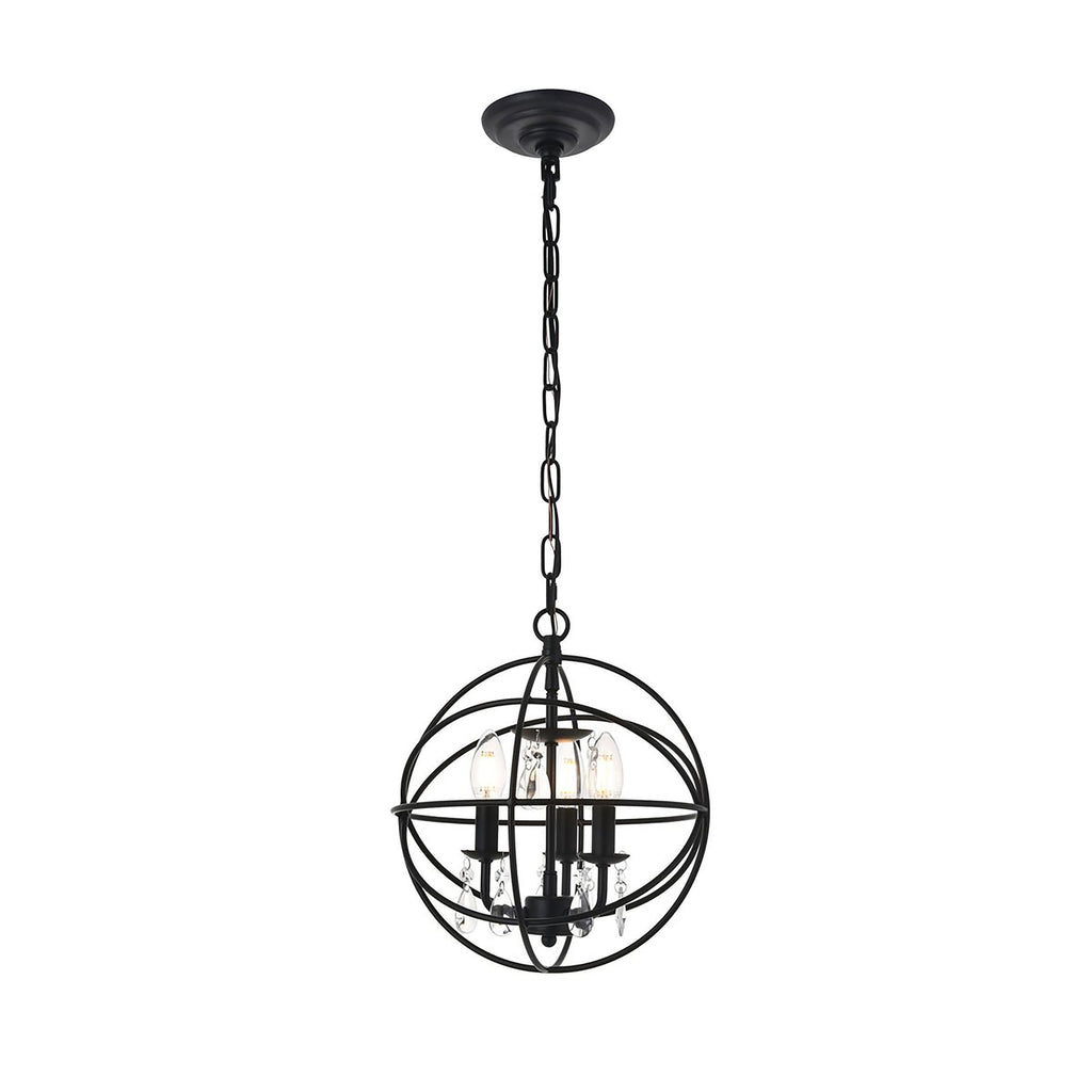 Open Box - Elegant Lighting LD5055D12MB - Pendants Indoor Lighting